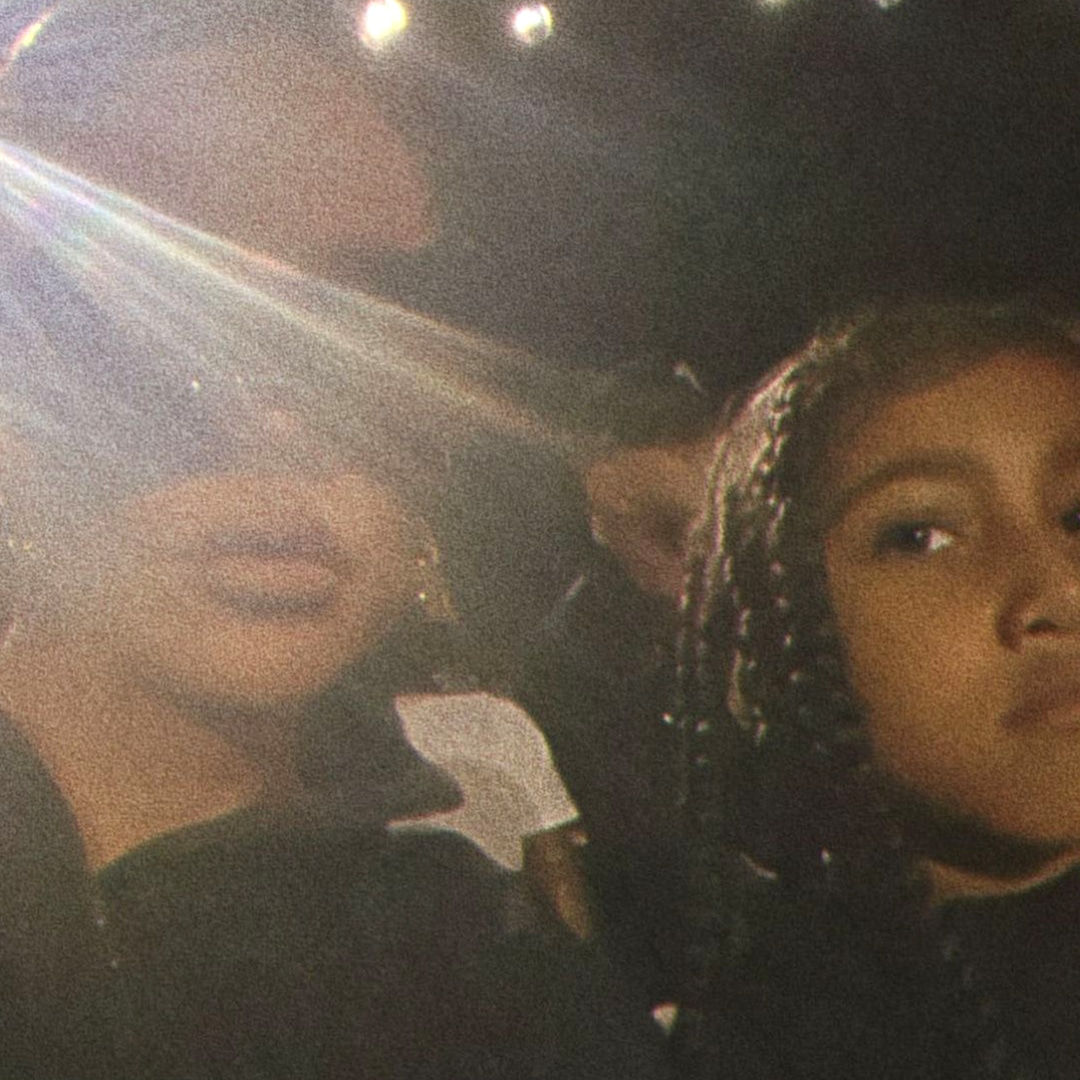North West and Siblings Join Kanye West at Balenciaga Fashion Show